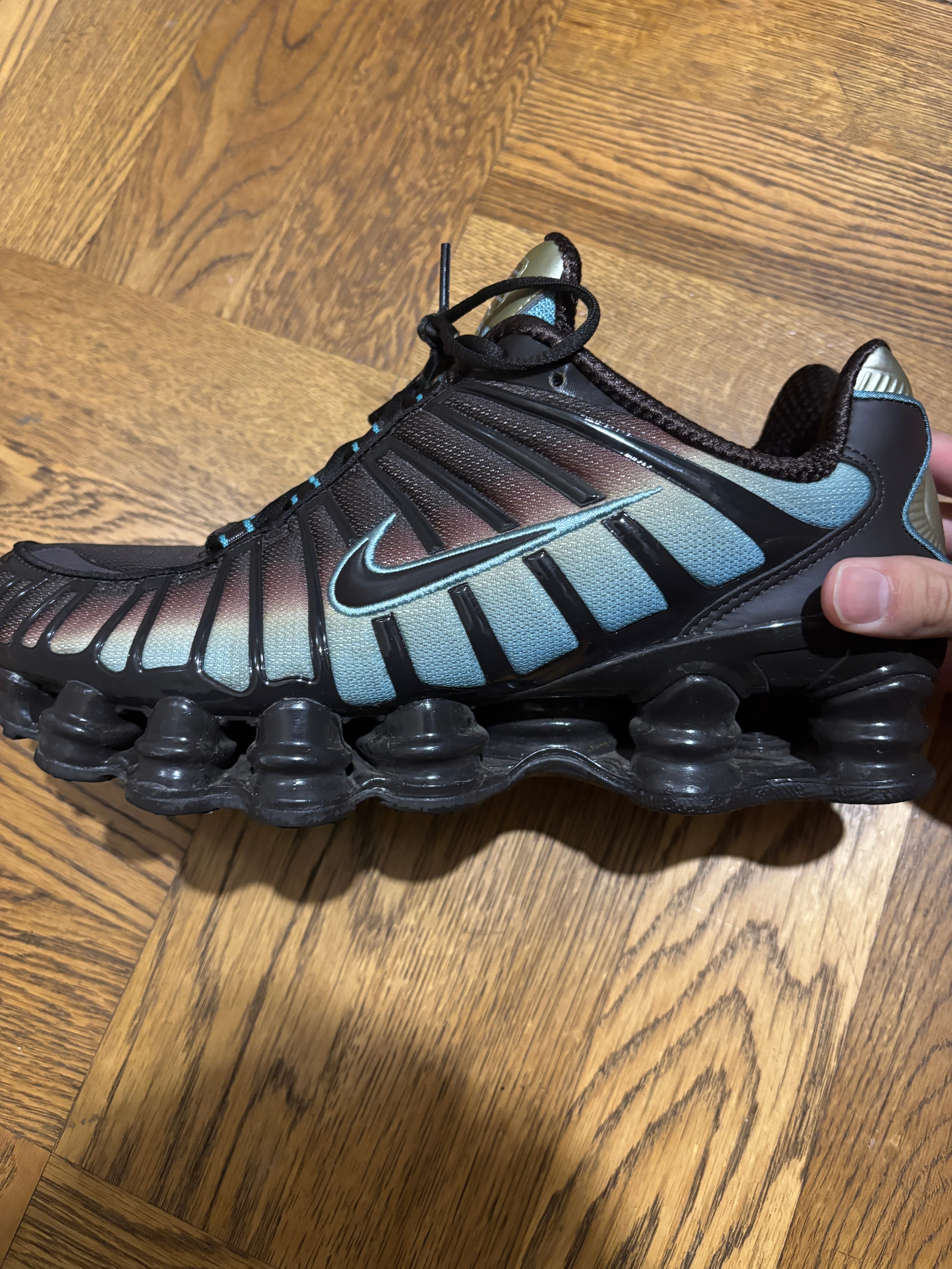 Nike Women's Shox TL "Velvet Brown/Denim Turquoise"