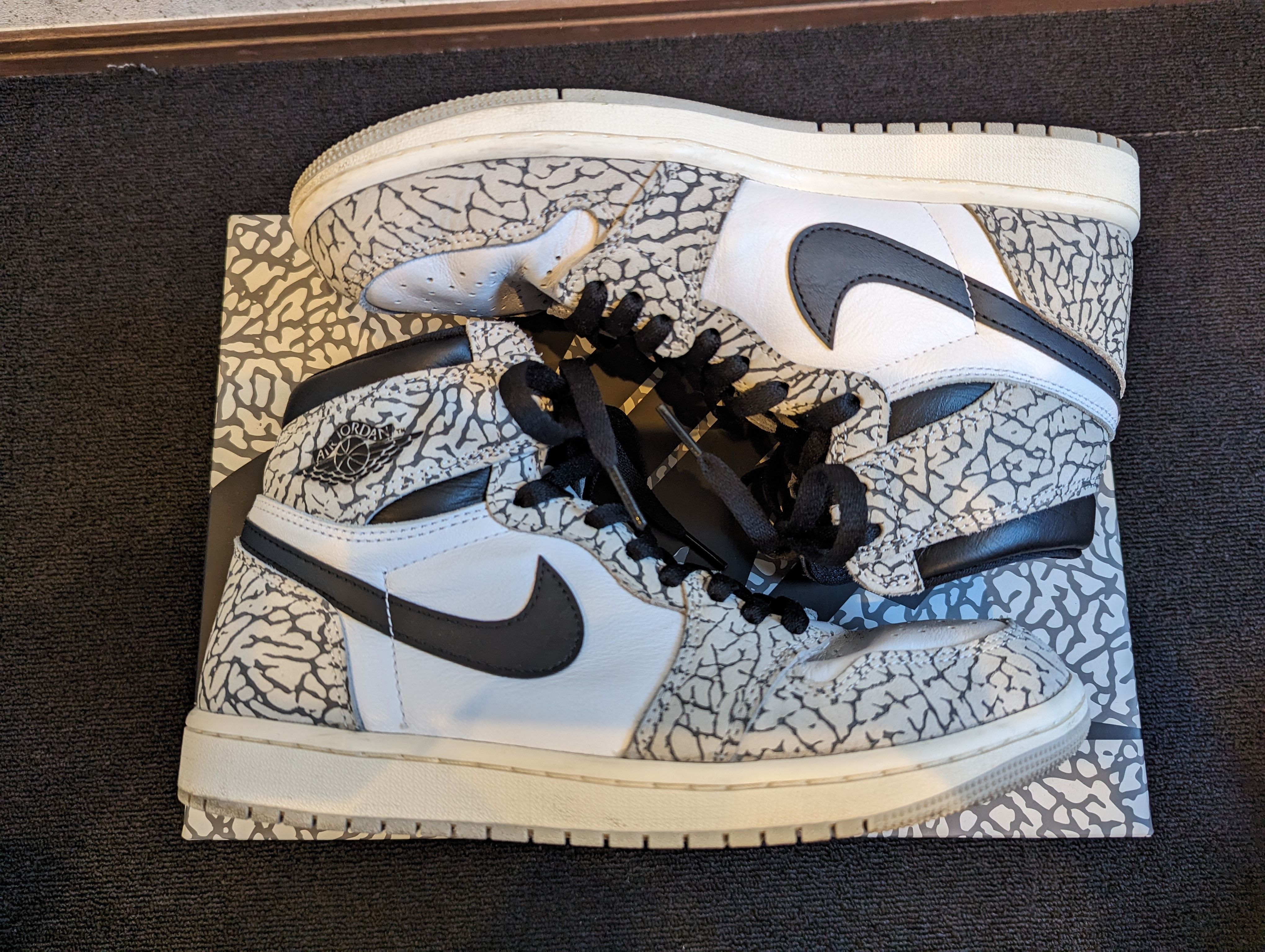 Nike Air Jordan 1 High OG "White Cement/Safari"