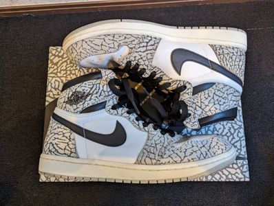 Nike Air Jordan 1 High OG "White Cement/Safari"