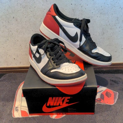 Nike Air Jordan 1 Retro Low OG "Black Toe"