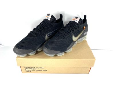 Off-White × Nike Air Vapormax "Black/Total Orange/Clear"