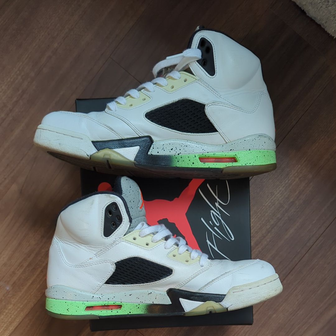 NIKE AIR JORDAN 5 RETRO POISON GREEN