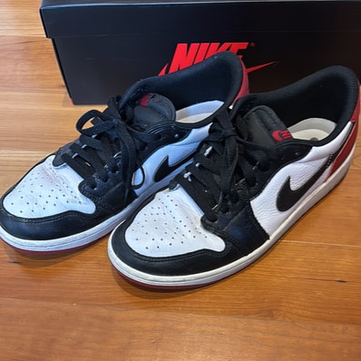 Nike Air Jordan 1 Retro Low OG "Black Toe"