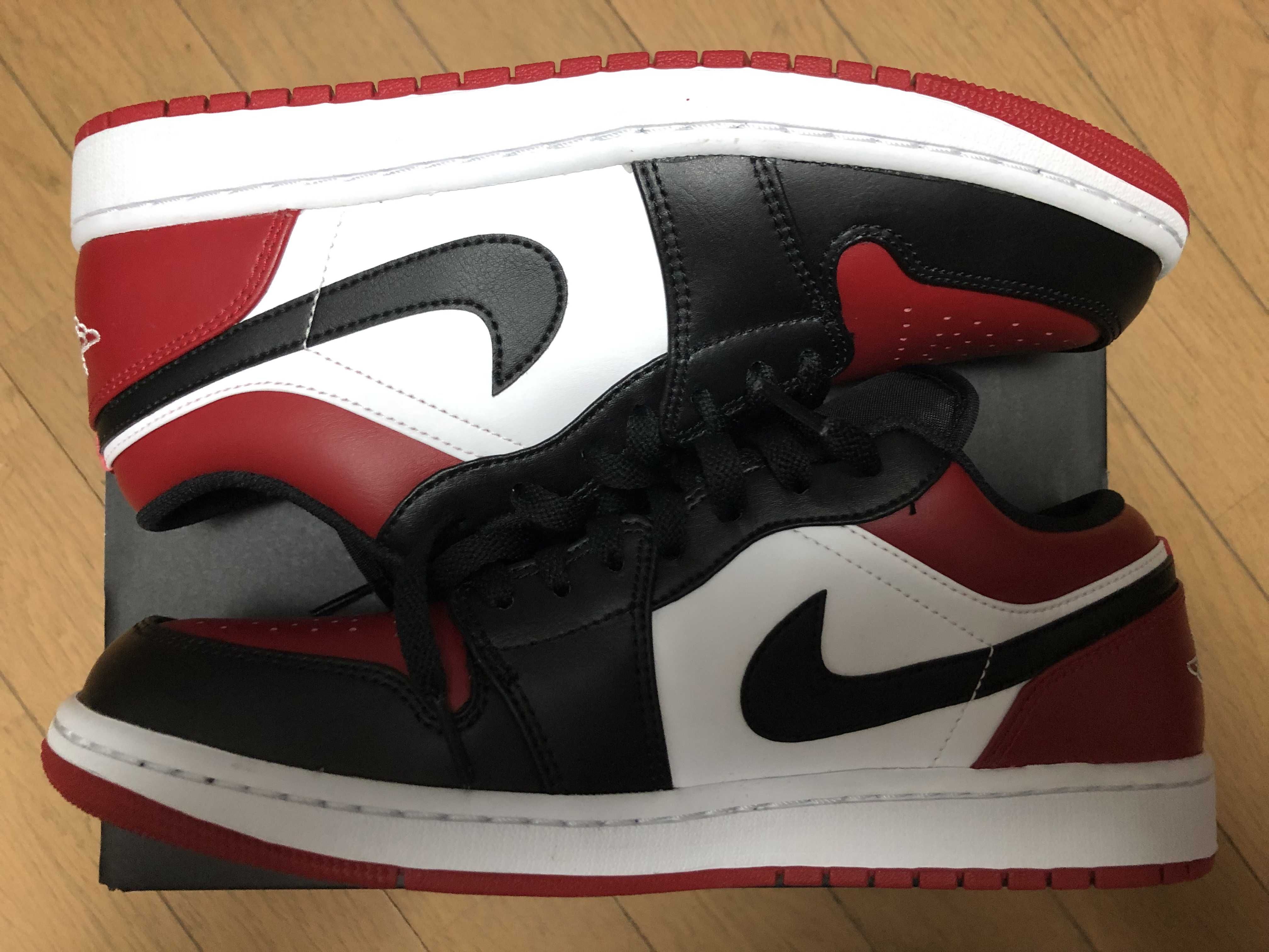 Nike Air Jordan 1 Low "Bred Toe"