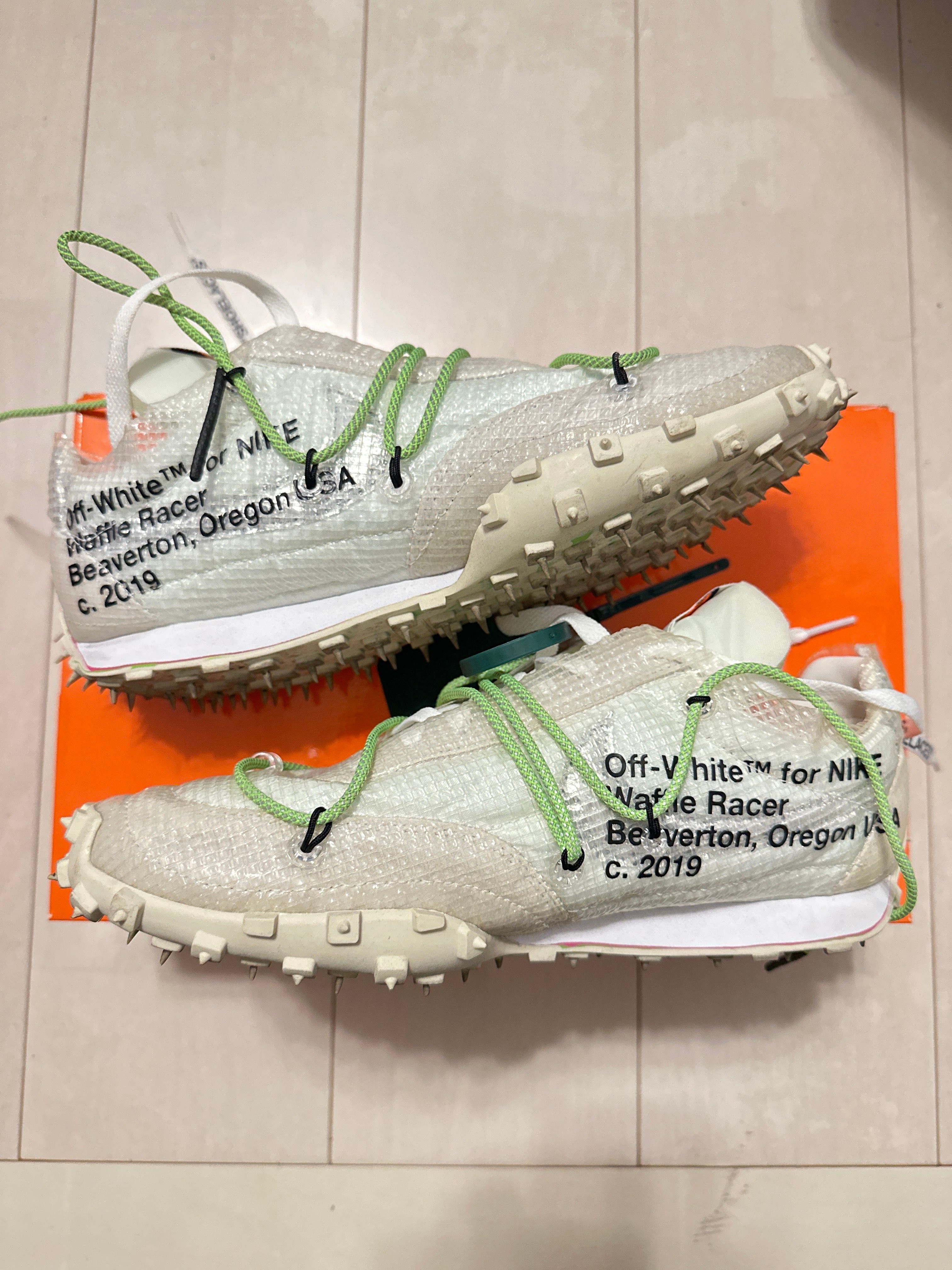Off-White × Nike Women's Waffle Racer "White"