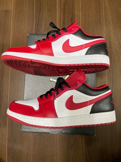 Nike Air Jordan 1 Low "White/Gym Red/Black"
