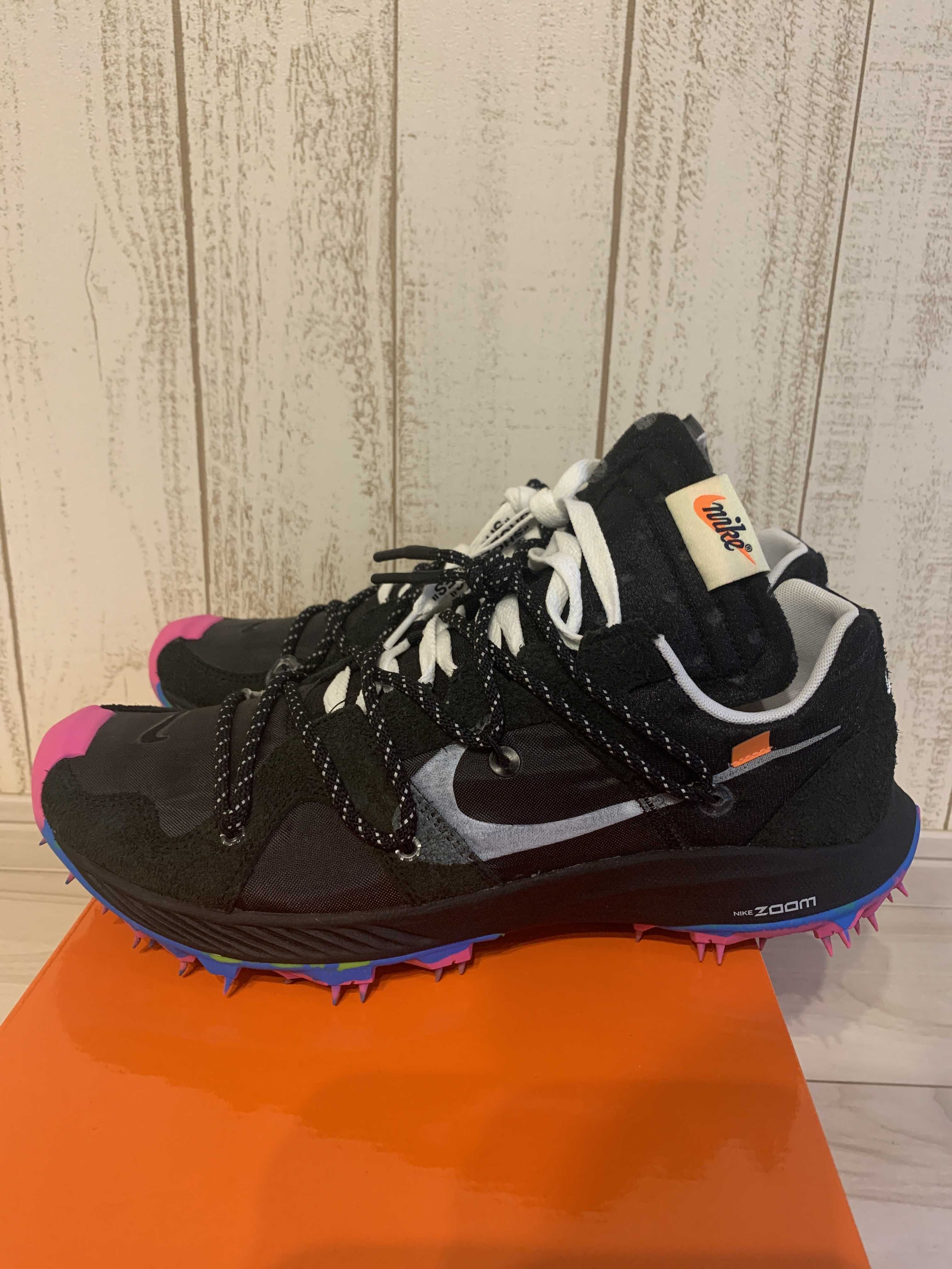 Off-White × Nike Women's Zoom Terra Kiger 5 "Black"