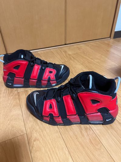 Nike Air More Uptempo '96 "Black and University Red"