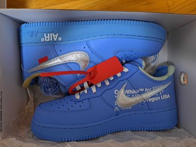 Off-White × Nike Air Force 1 Low "MCA University Blue"