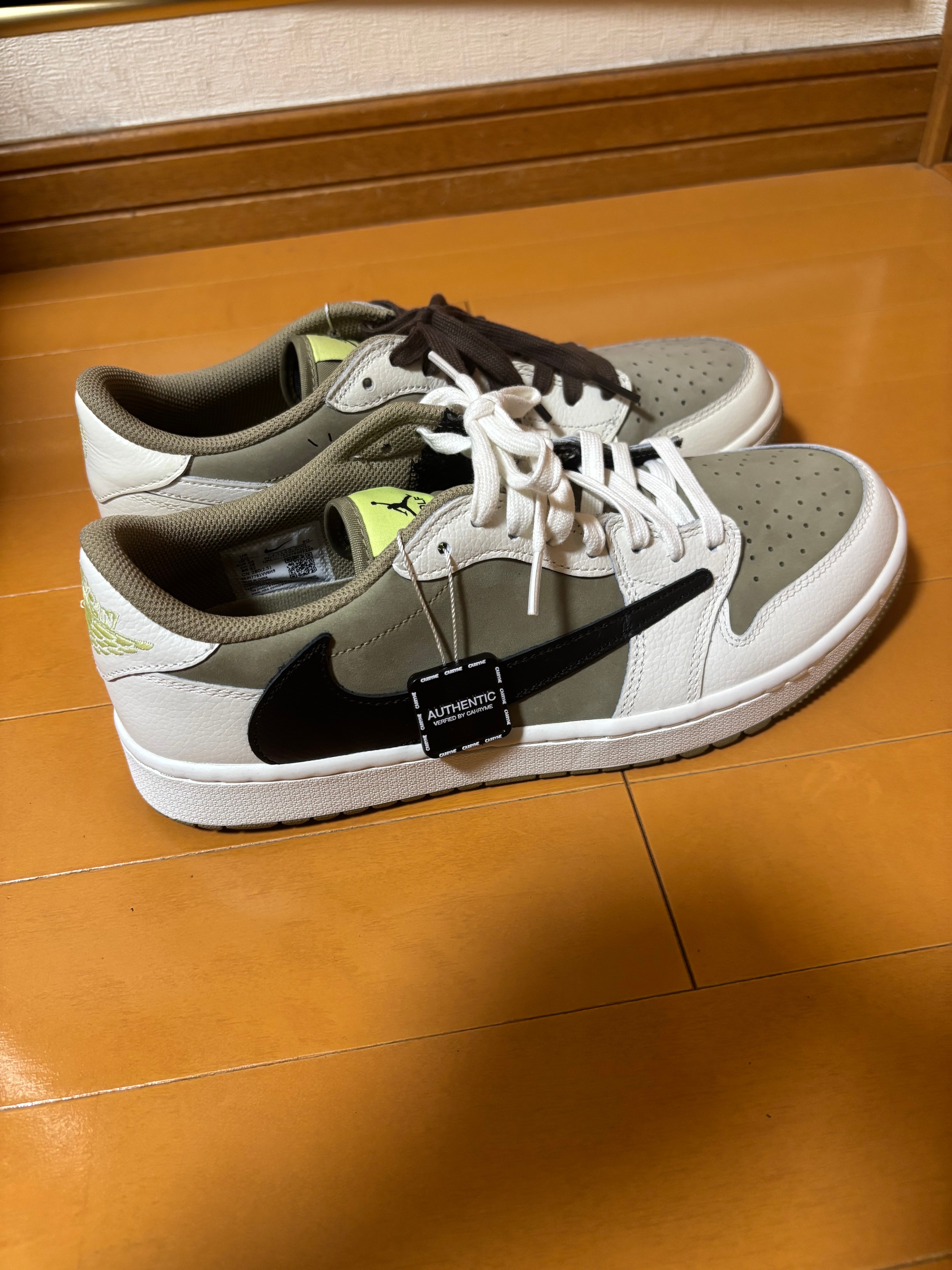 Travis Scott × Nike Air Jordan 1 Low Golf NRG "Neutral Olive"
