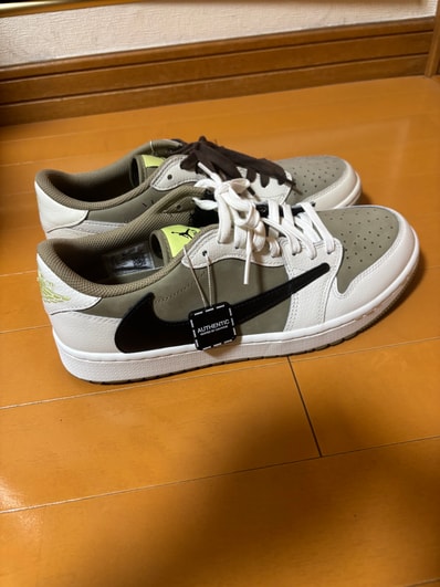Travis Scott × Nike Air Jordan 1 Low Golf NRG "Neutral Olive"
