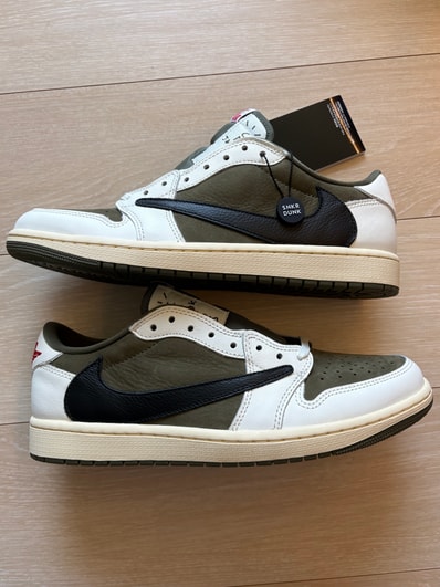 Travis Scott × Nike Air Jordan 1 Low OG SP "Reverse Olive"
