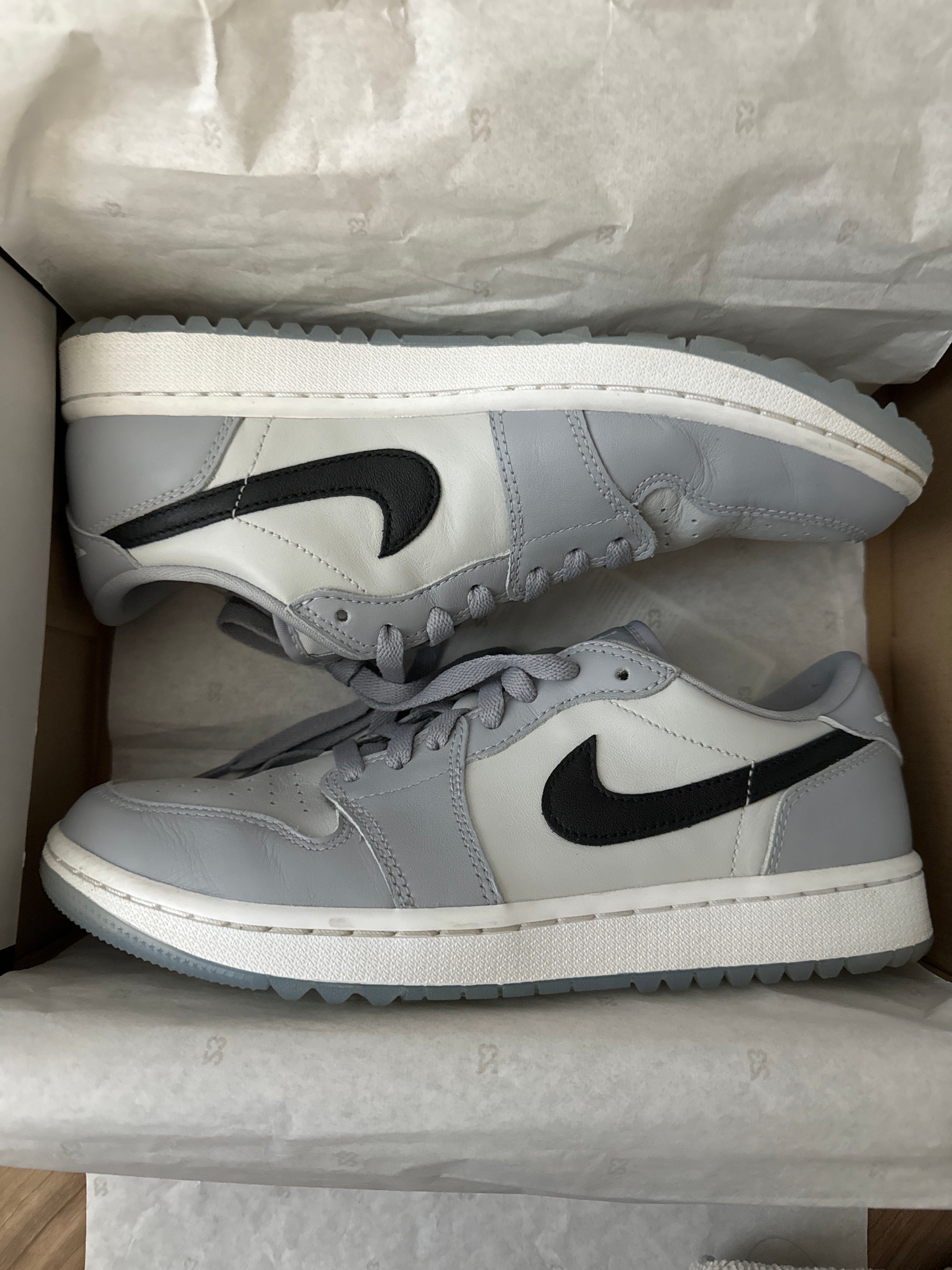 Nike Air Jordan 1 Low Golf "Wolf Grey/Photon Dust/White/Black"