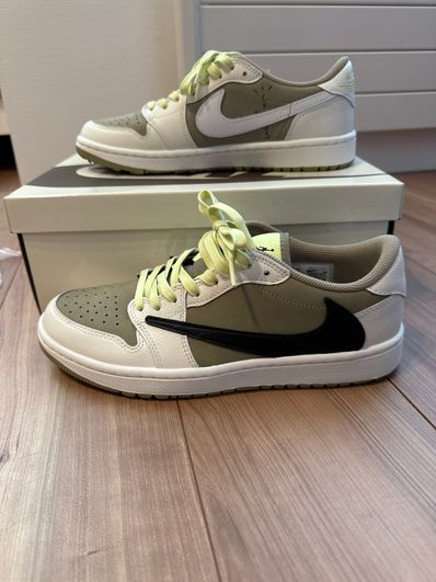 Travis Scott × Nike Air Jordan 1 Low Golf NRG "Neutral Olive"