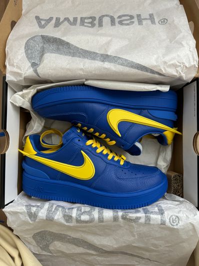 AMBUSH × Nike Air Force 1 Low "Game Royal and Vivid Sulfur"