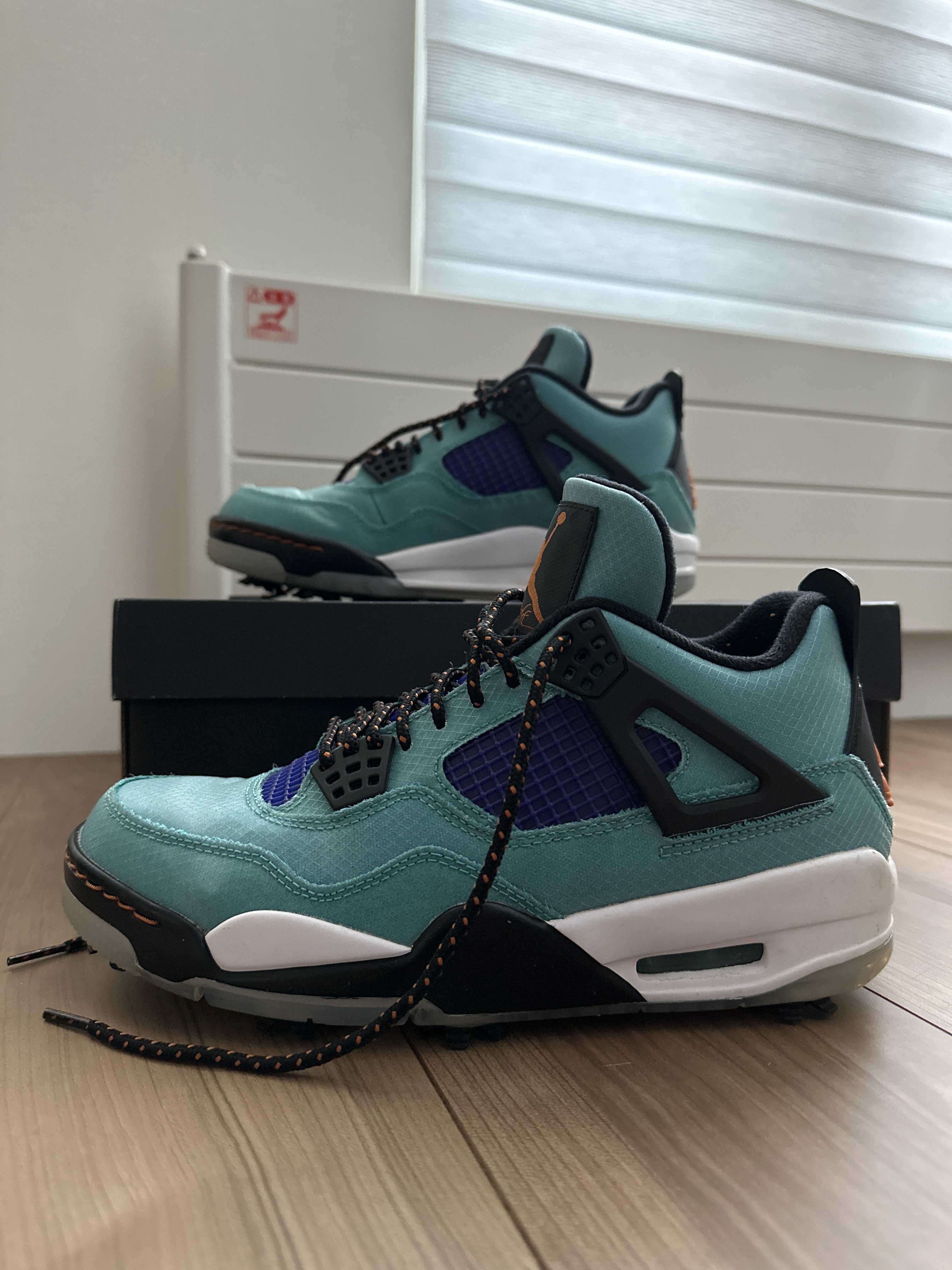 NIKE AIR JORDAN 4 GOLF "TEAL PURPLE"