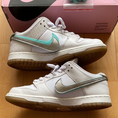 Diamond Supply Co. × Nike SB Dunk Low Pro "White"