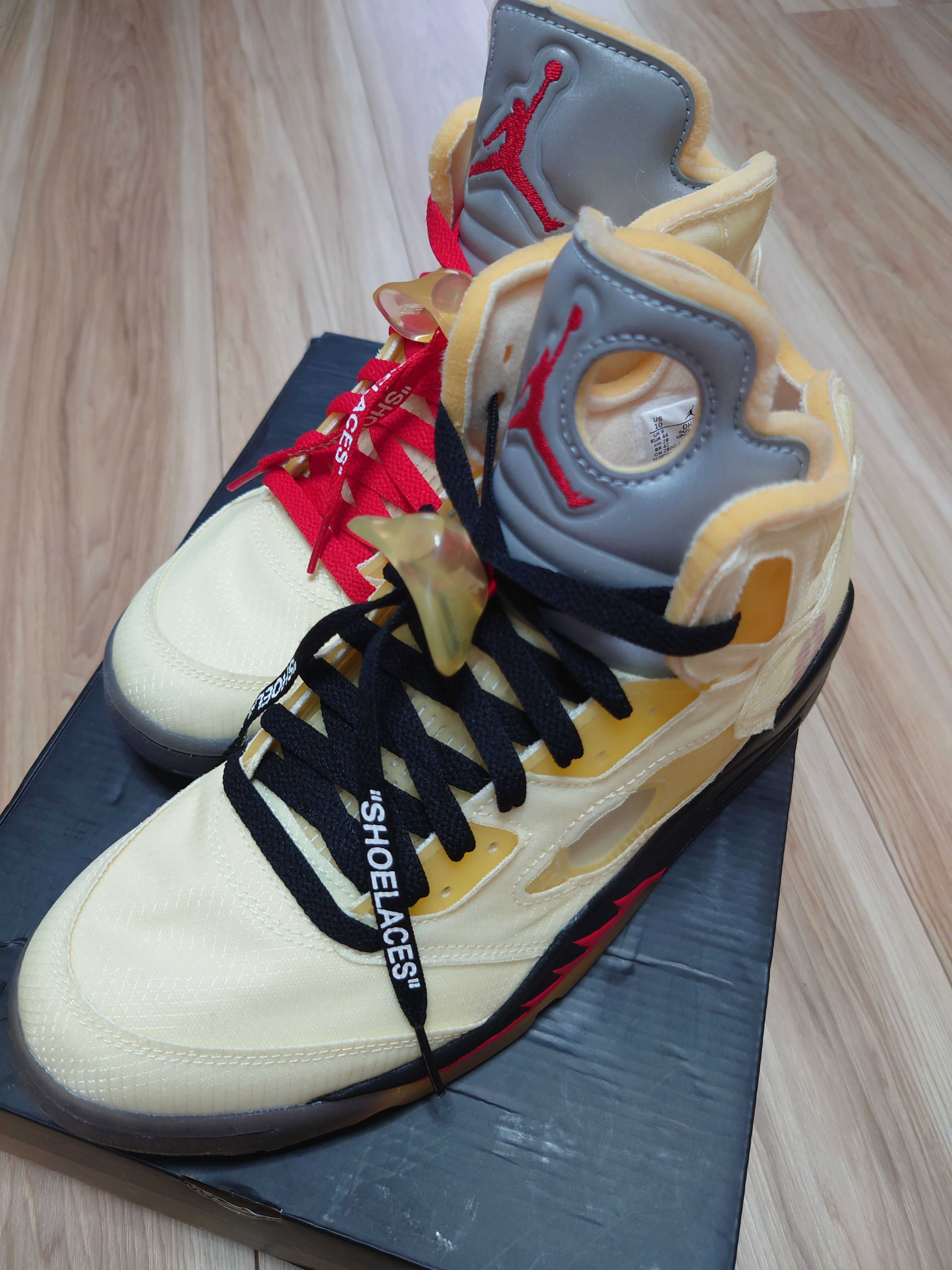 Off-White × Nike Air Jordan 5 "Sail"