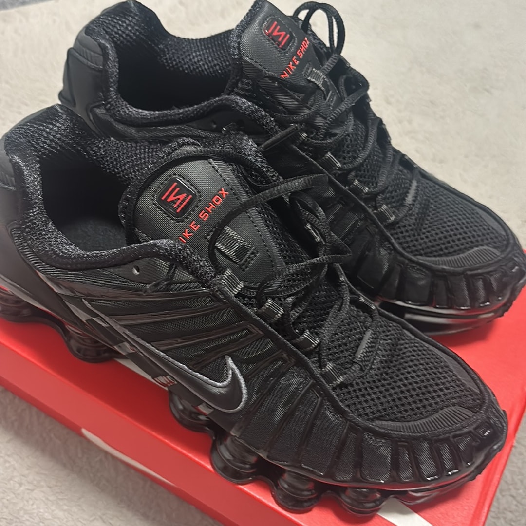 Nike Shox TL "Black/Metallic Hematite/Max Orange/Black"