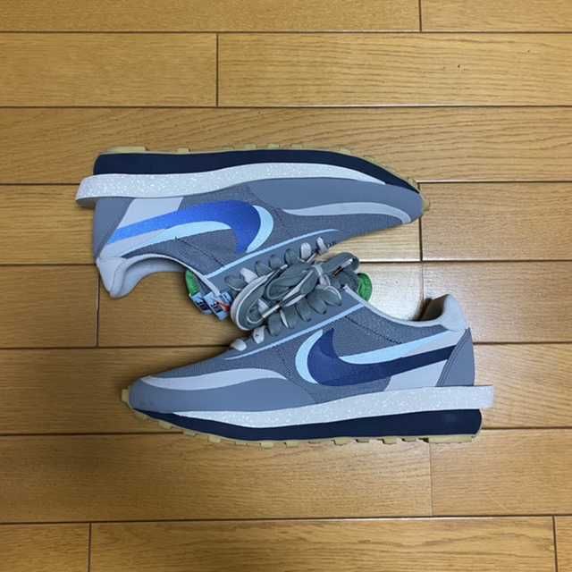 CLOT × Sacai × Nike LD Waffle "Grey Obsidian/Cool Grey"