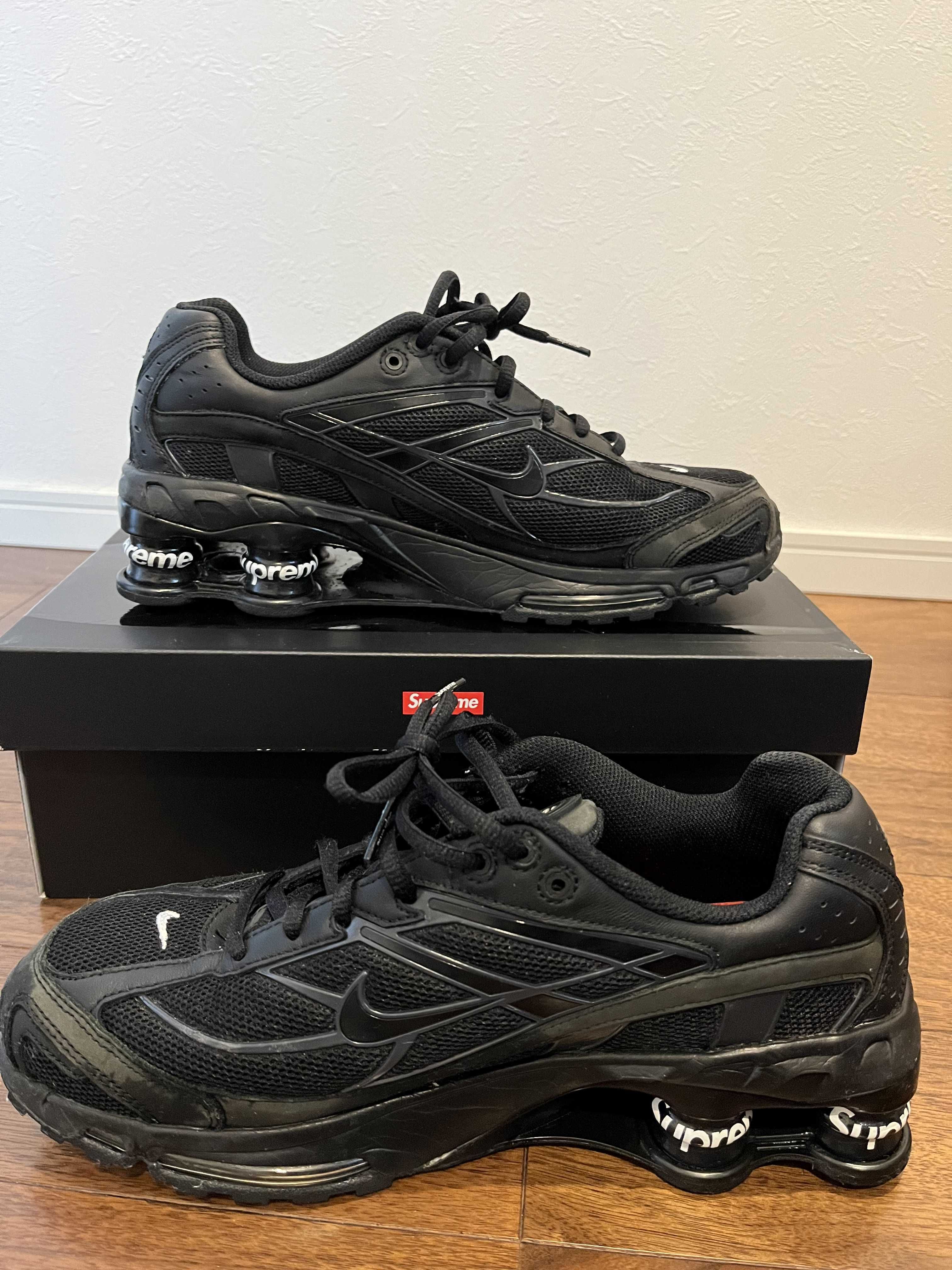 Supreme × Nike Shox Ride 2 "Black/Black-White"