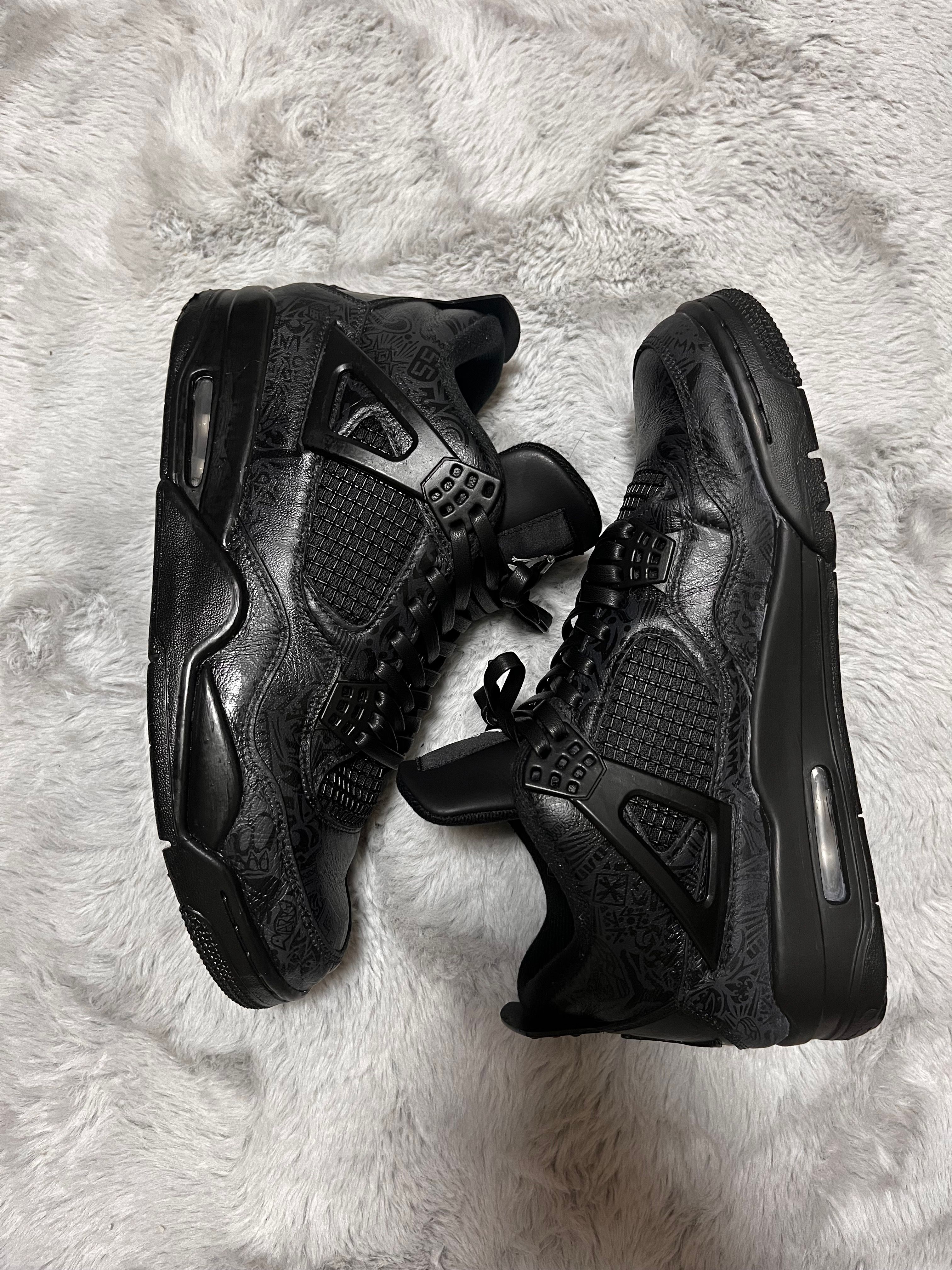 Nike Air Jordan 4 Retro "Laser Black/Gum"