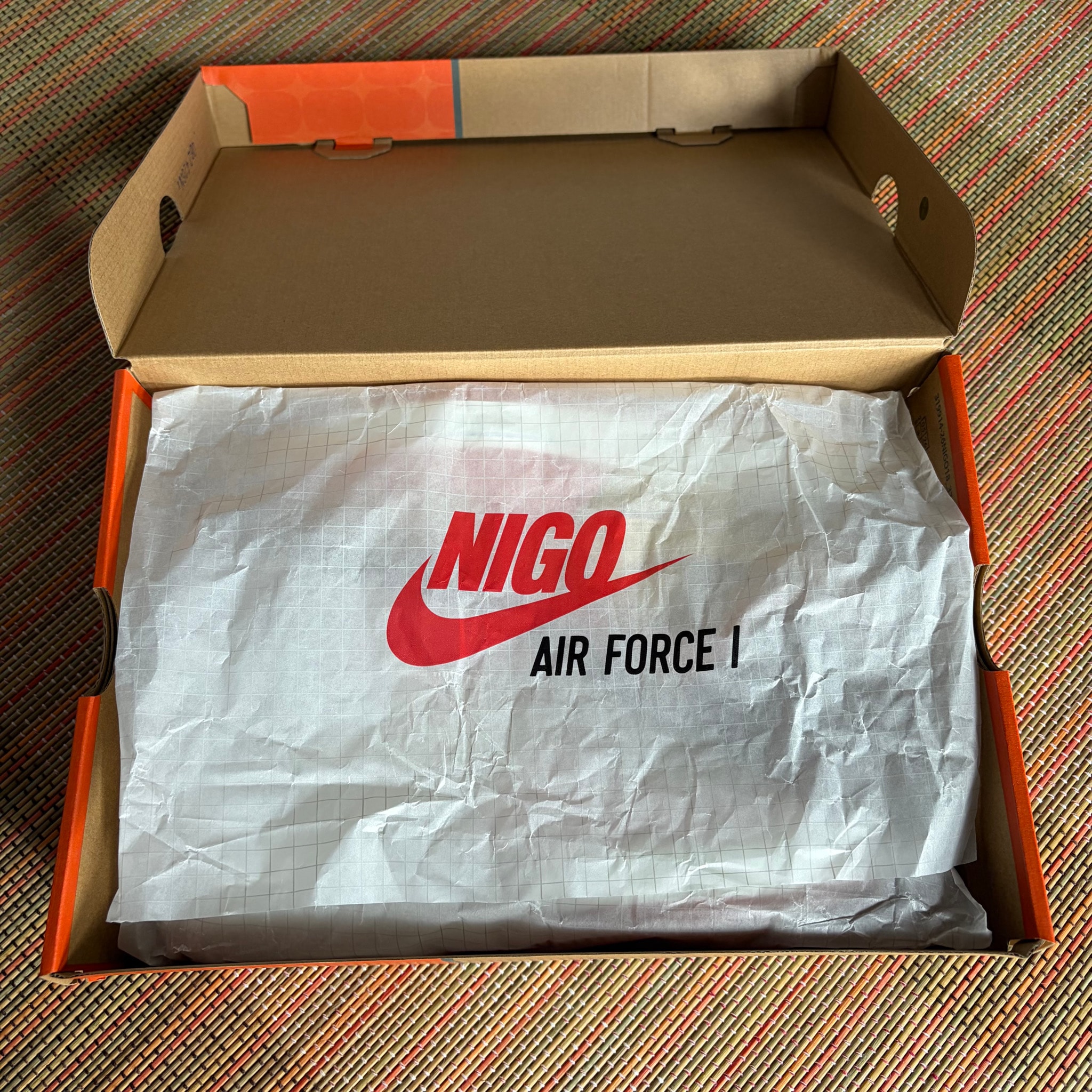 NIGO® × j-hope (BTS) × Nike Air Force 1 '01 Low "Burnt Sunrise"