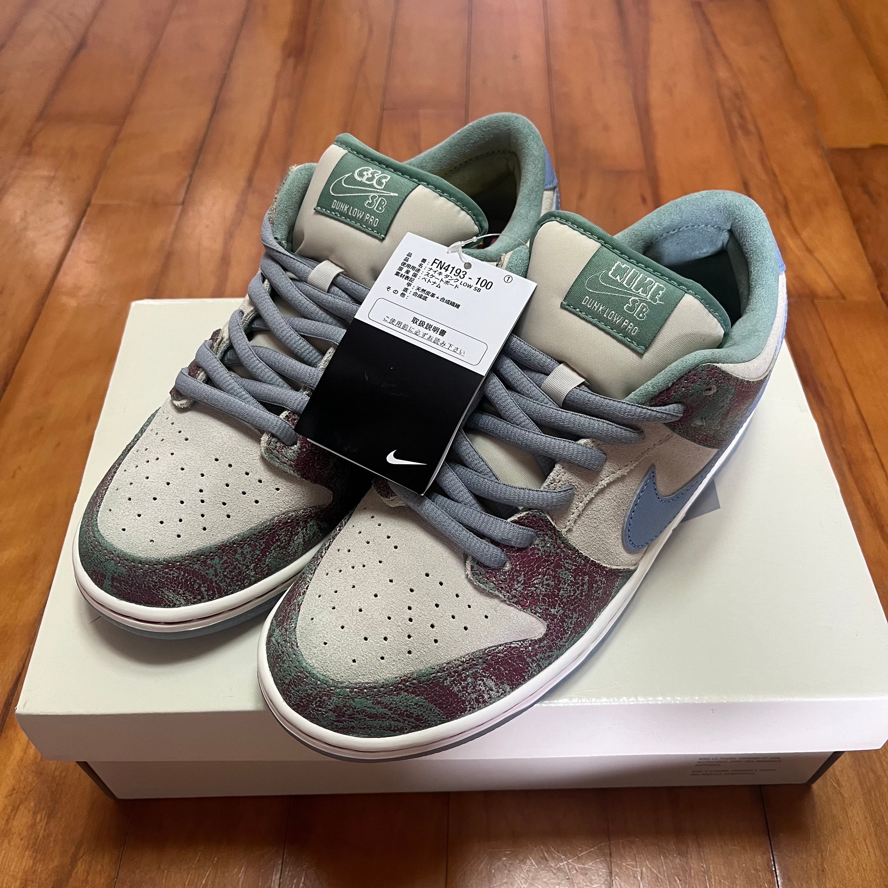 Crenshaw Skate Club × Nike SB Dunk Low PRO QS "Sail/Light Blue-Cedar"