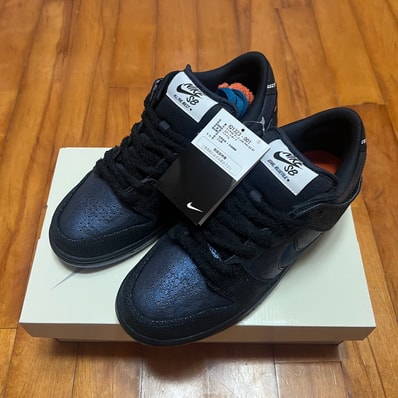 Bluetile Skateboards × Nike SB Dunk Low Pro "Pitch Blue/Black"