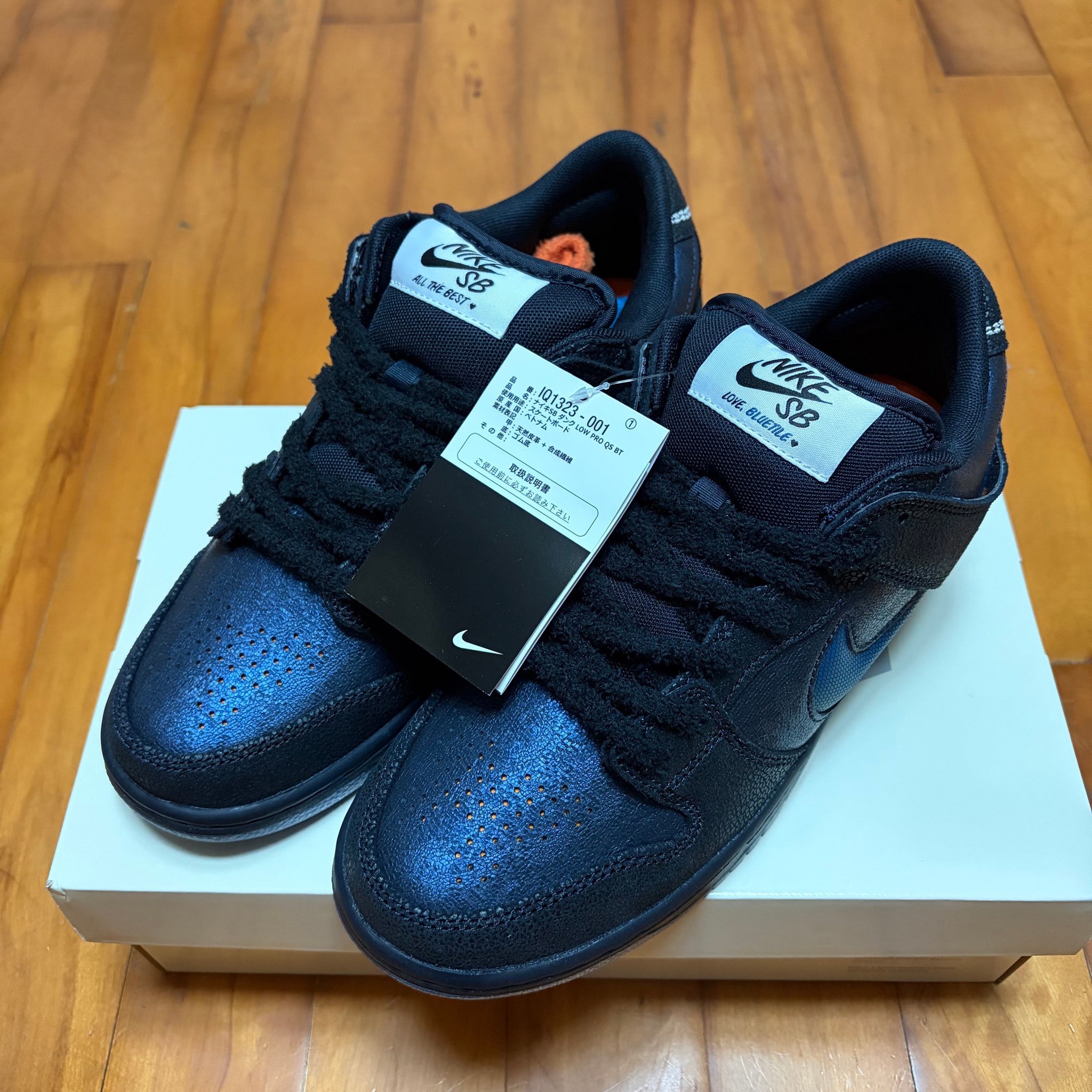 Bluetile Skateboards × Nike SB Dunk Low Pro "Pitch Blue/Black"