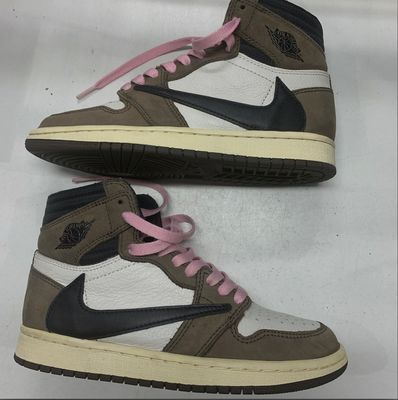 Travis Scott × Nike Air Jordan 1 Retro High OG TS SP "Sail/Dark Mocha"