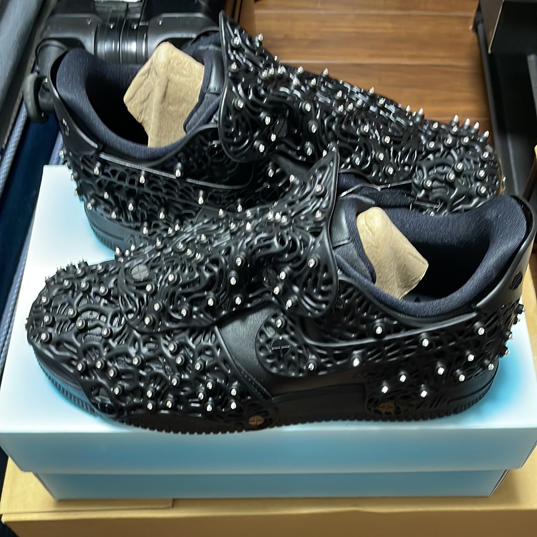 Swarovski® × Nike Women's Air Force 1 Low Retro Reflective Crystal "Triple Black"