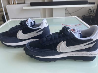 Fragment × sacai × Nike LD Waffle "Blackended Blue"