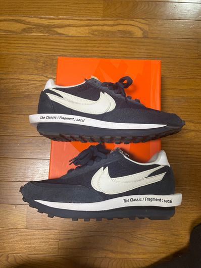 Fragment × sacai × Nike LD Waffle "Blackended Blue"