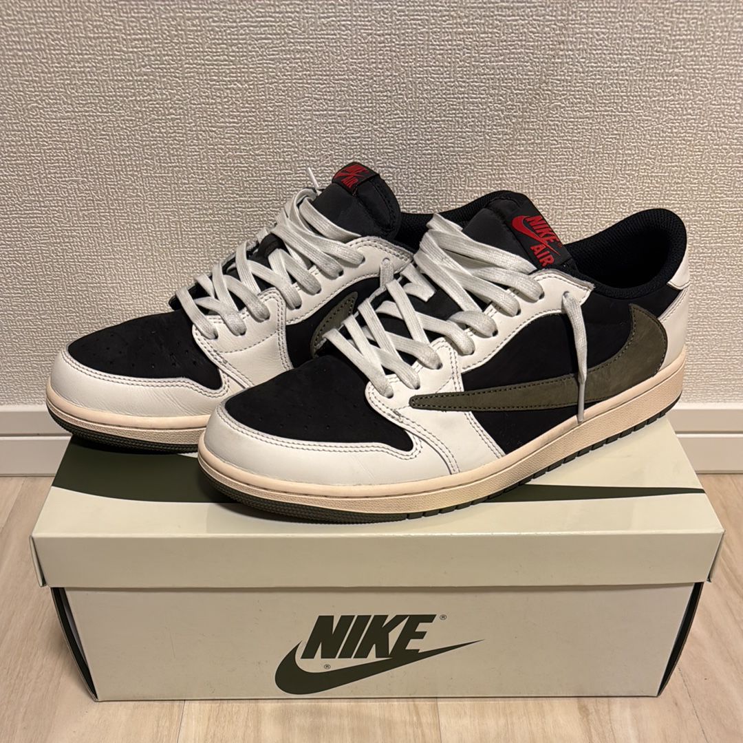 Travis Scott × Nike Women's Air Jordan 1 Low OG "Medium Olive"