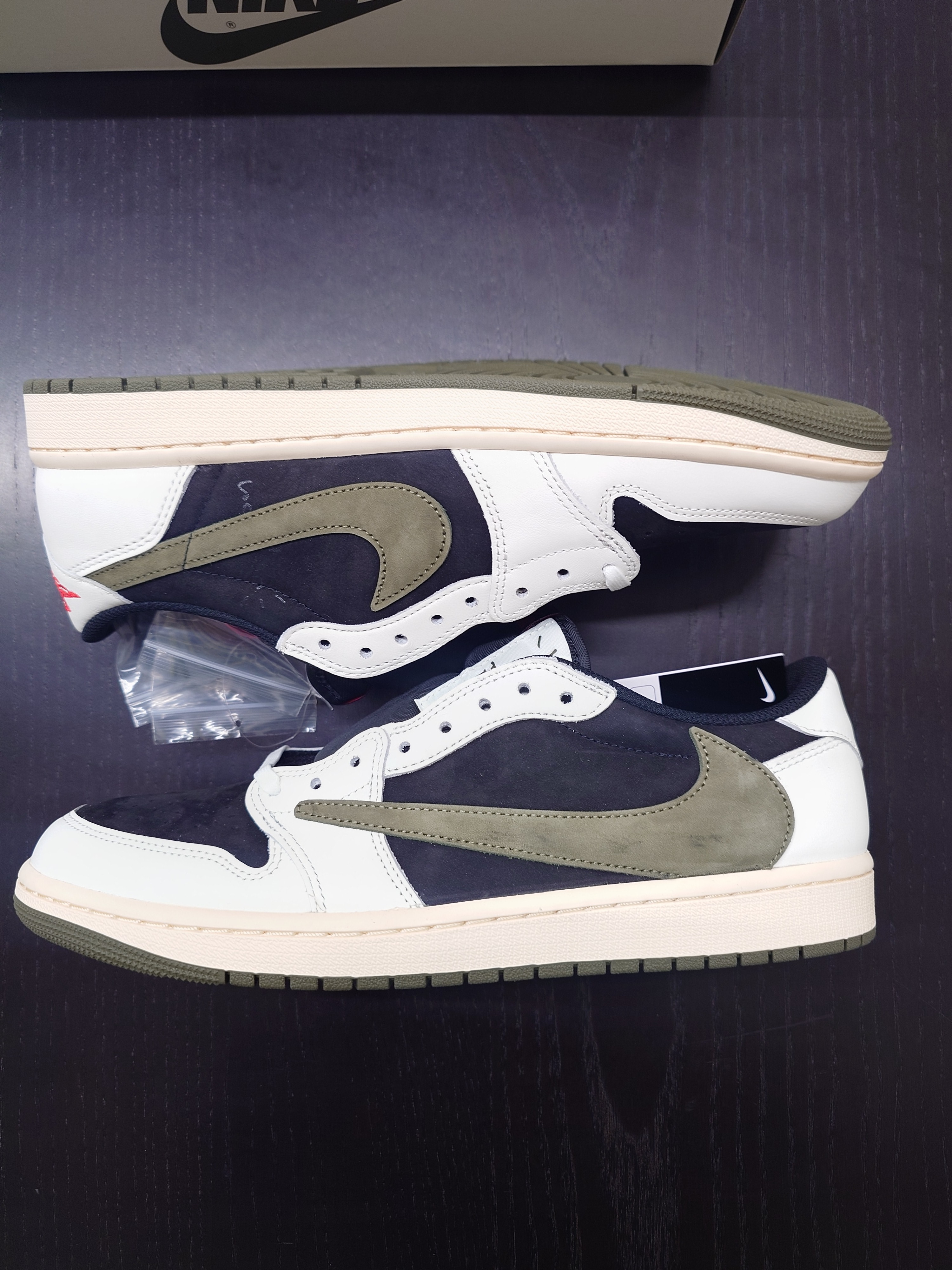 Travis Scott × Nike Women's Air Jordan 1 Low OG "Medium Olive"