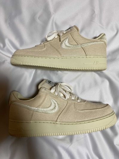 Stussy × Nike Air Force 1 Low "Fossil Stone"