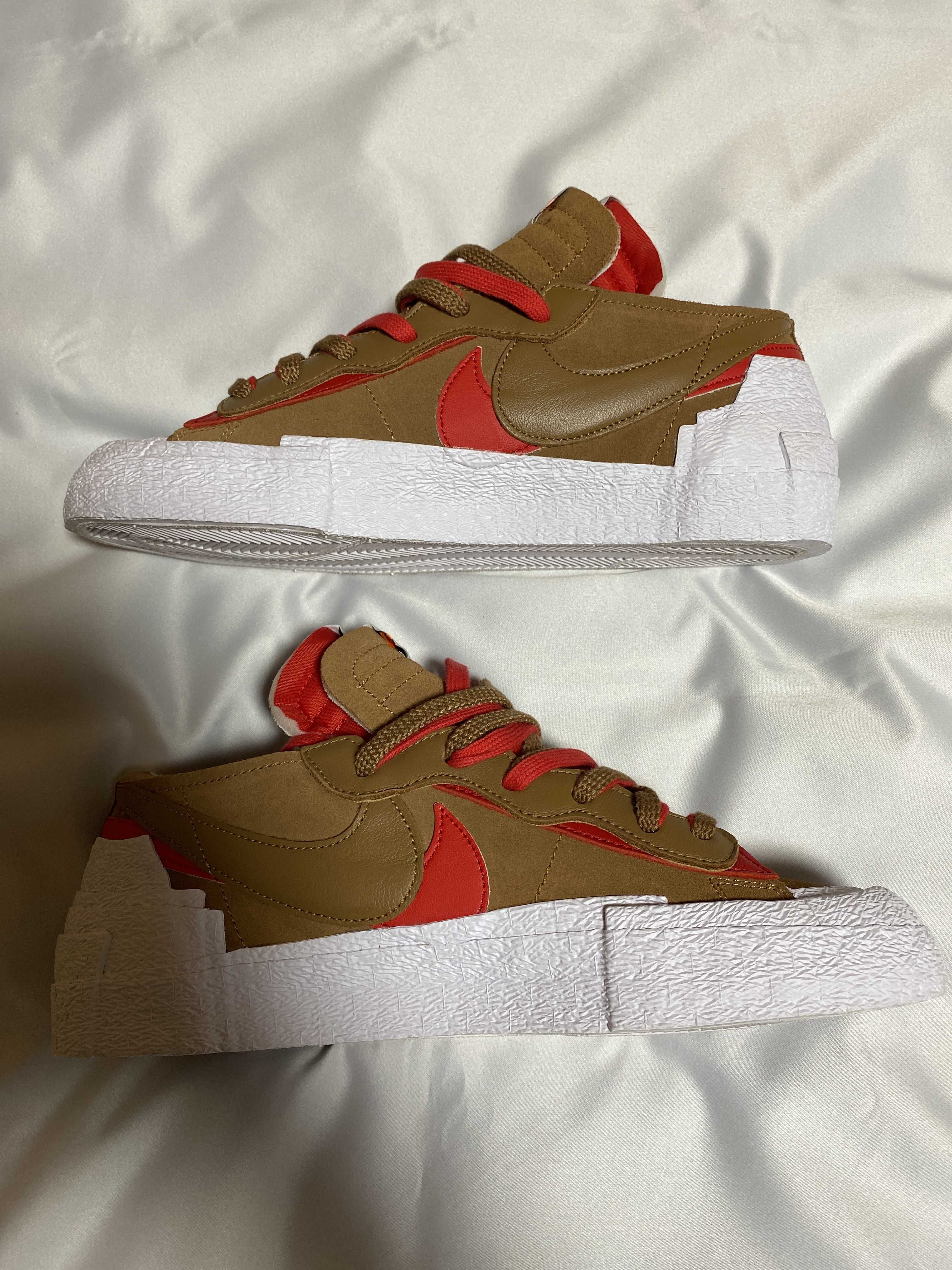 SACAI × NIKE BLAZER LOW "BRITISH TAN"