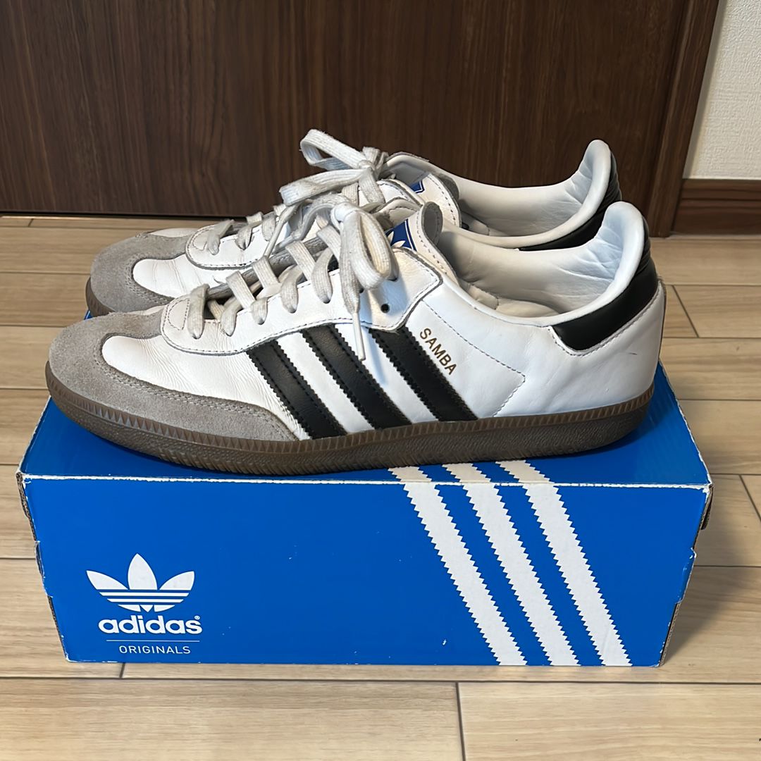 adidas Samba OG "Cloud White/Core Black/Clear Granite"