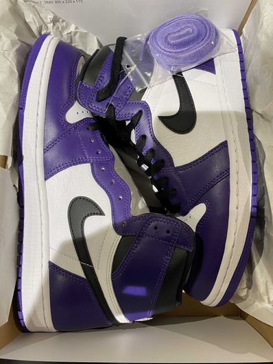 Nike Air Jordan 1 Retro High OG "Court Purple White/Black" (2020)