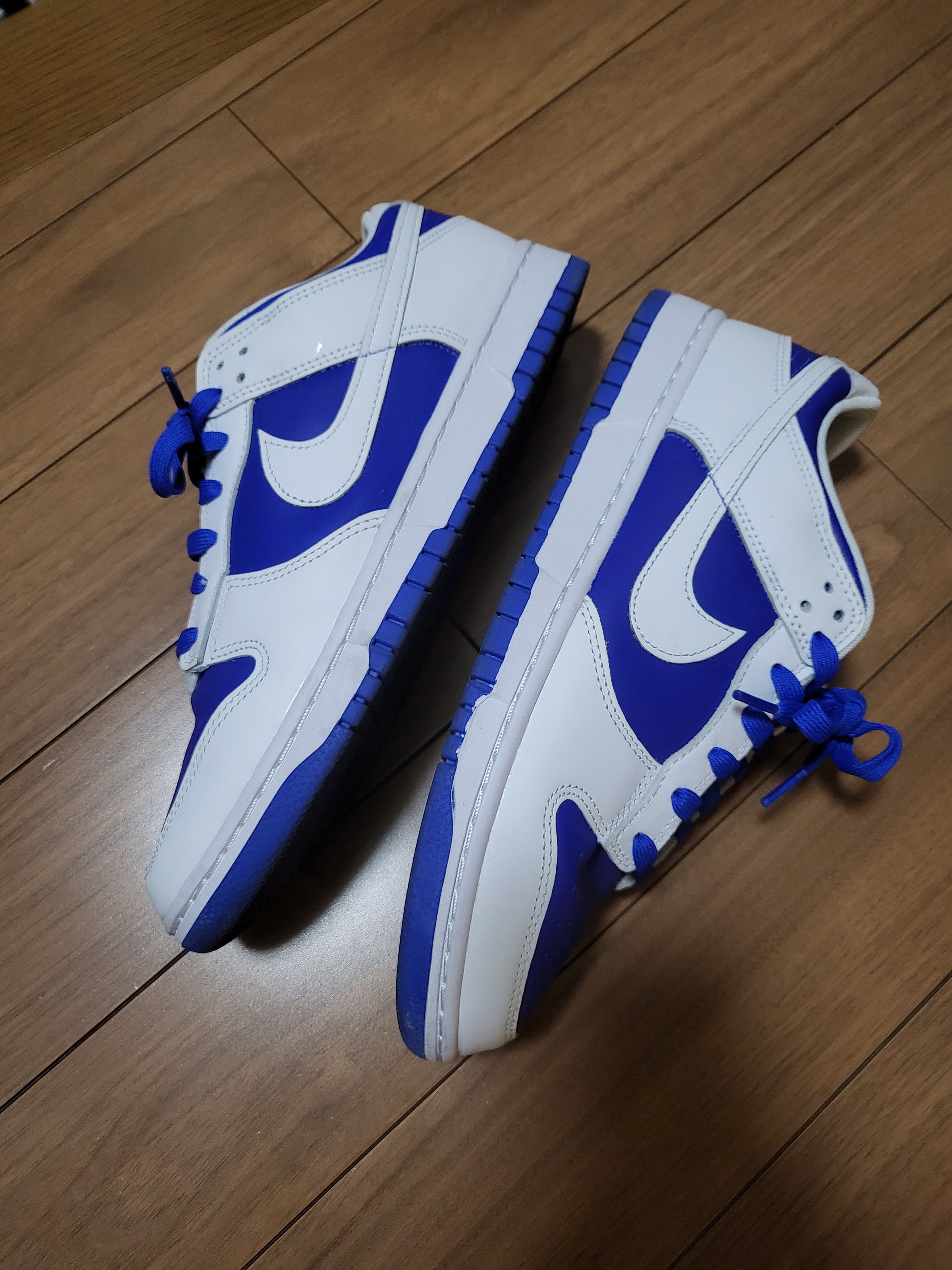 Nike Dunk Low Retro "Racer Blue and White"