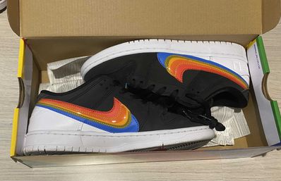 Polaroid × Nike SB Dunk Low Pro QS "Black/White"