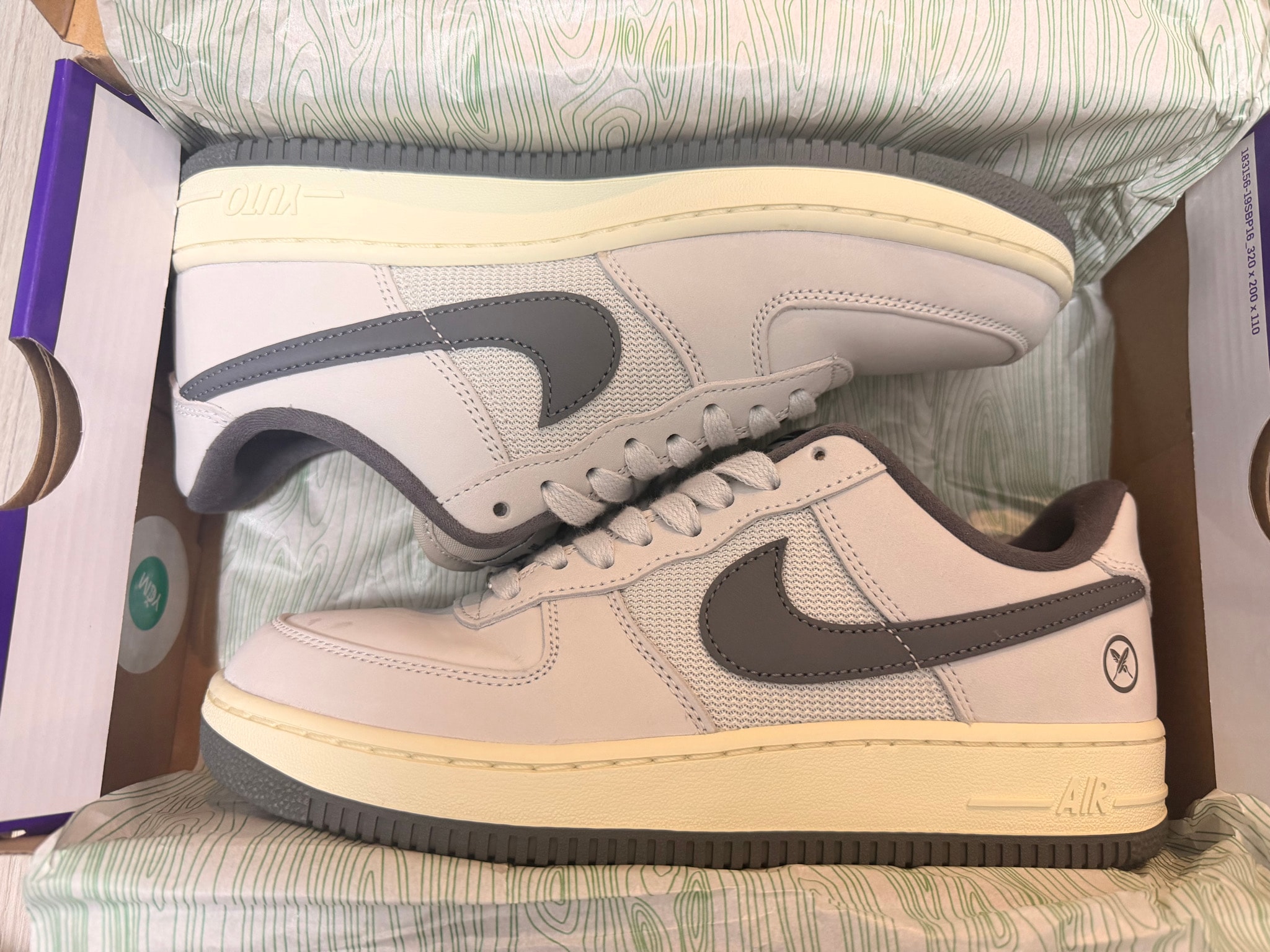 Yuto Horigome × Nike SB Air Force 1 Low "Light Bone/Iron Grey"