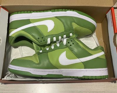 Nike Dunk Low "Chlorophyll/White/Vivid Green"