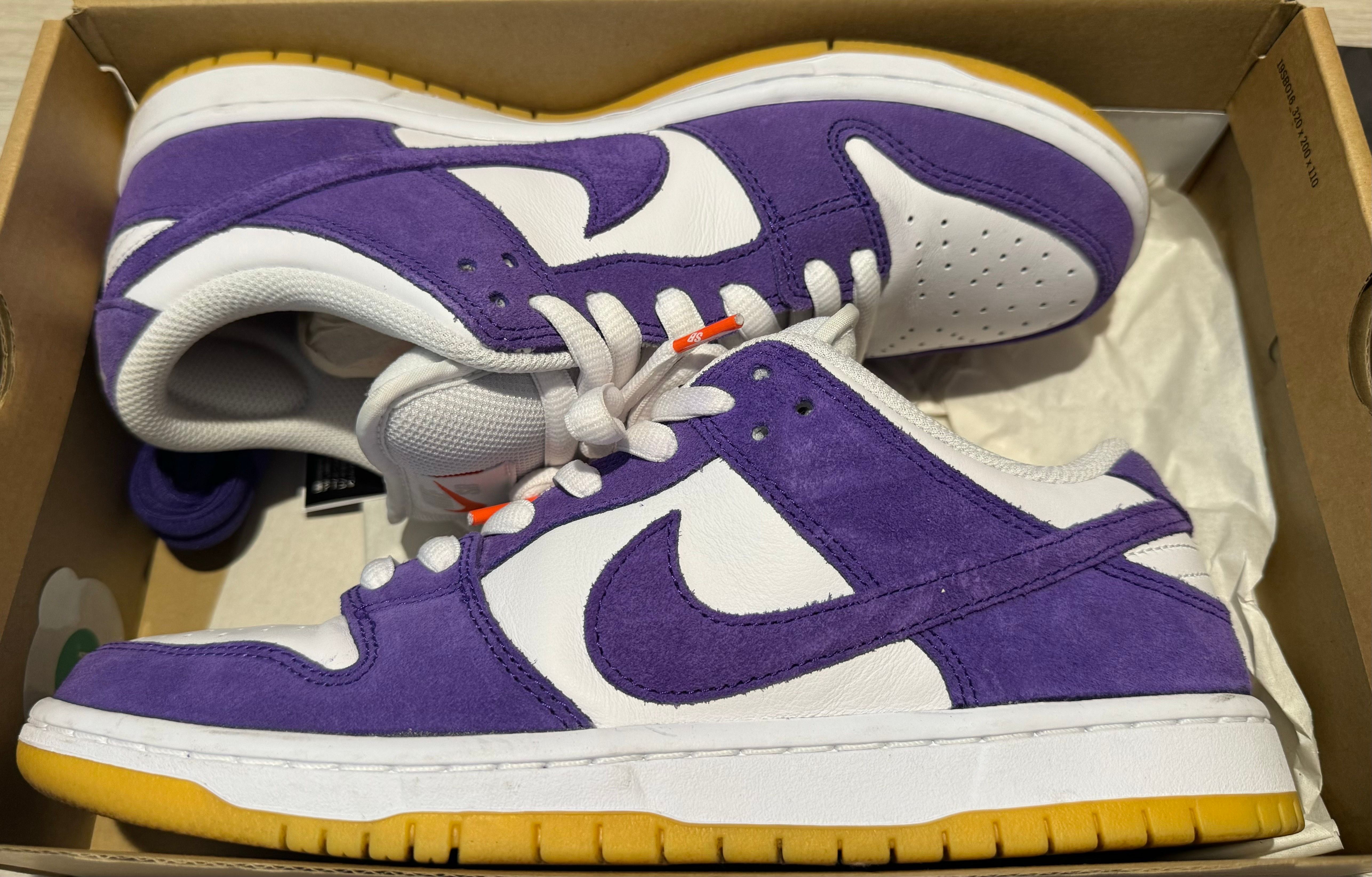 Nike SB Dunk Low Pro ISO Orange Label "Court Purple Gum"