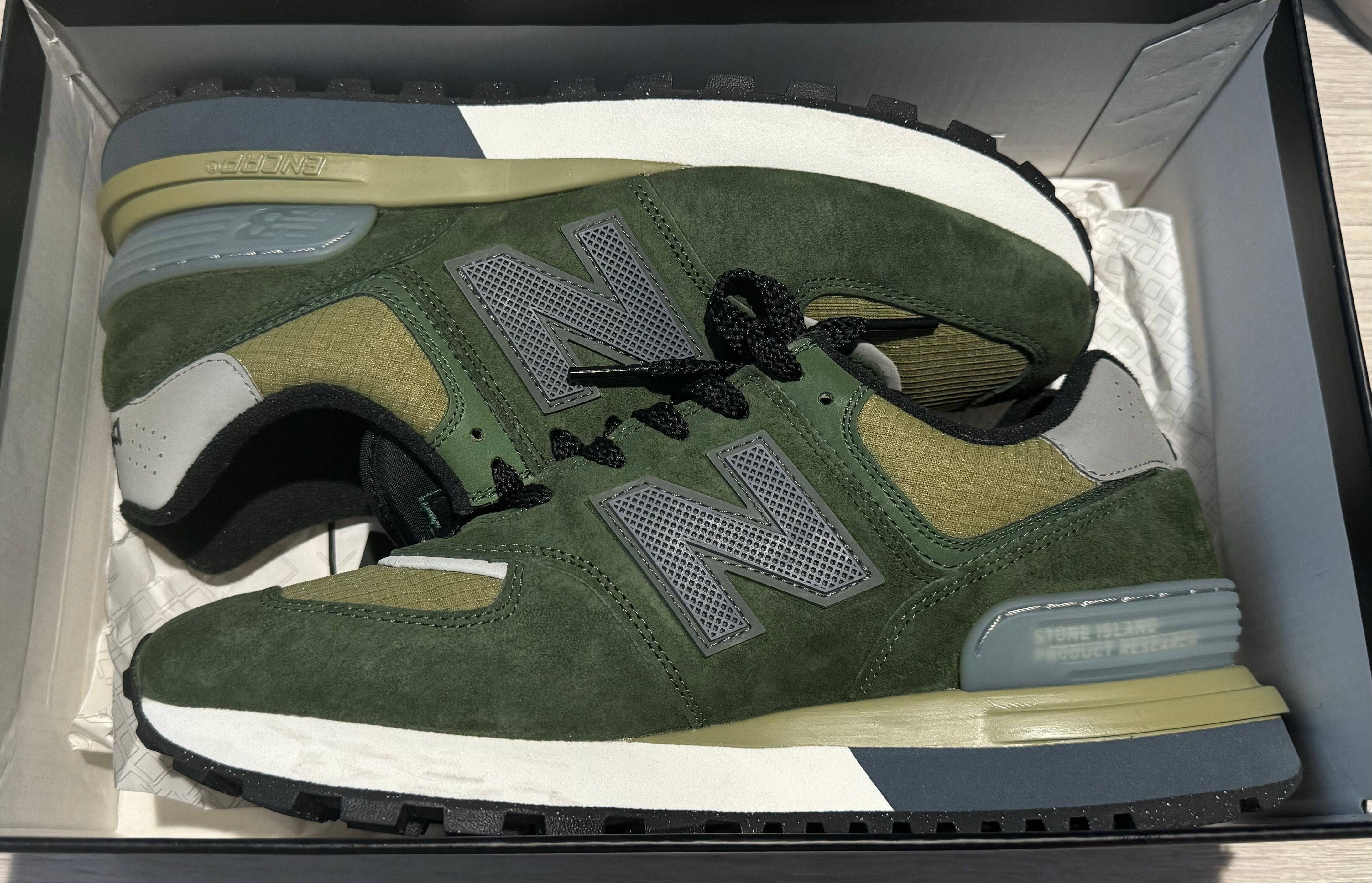 Stone Island × New Balance 574 Legacy "Dark Green"