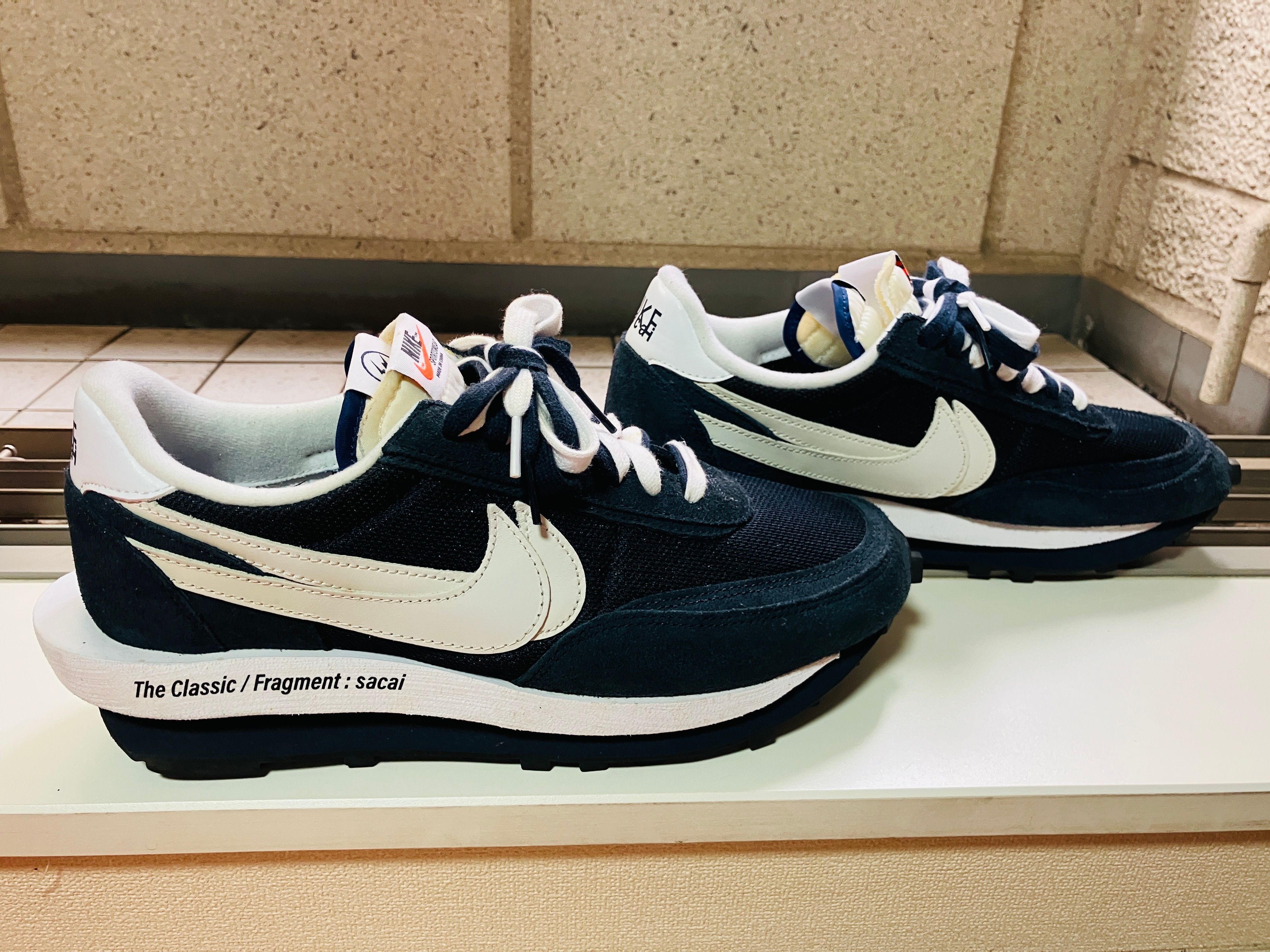 Fragment × sacai × Nike LD Waffle "Blackended Blue"
