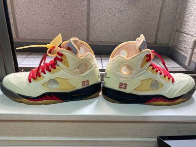 Off-White × Nike Air Jordan 5 "Sail"