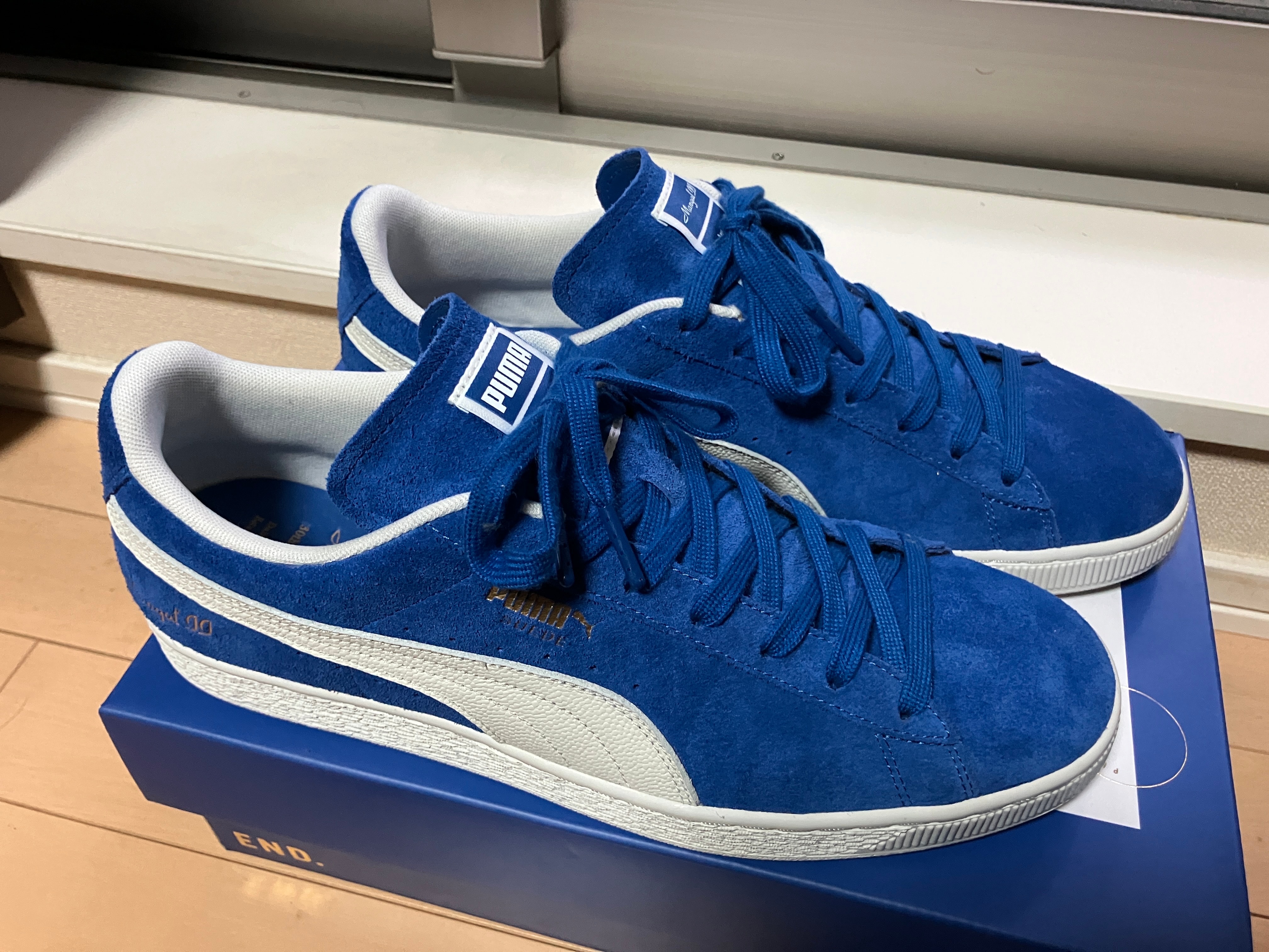 END. × Mangal 2 × Puma Suede "Clyde Royal/Warm White"