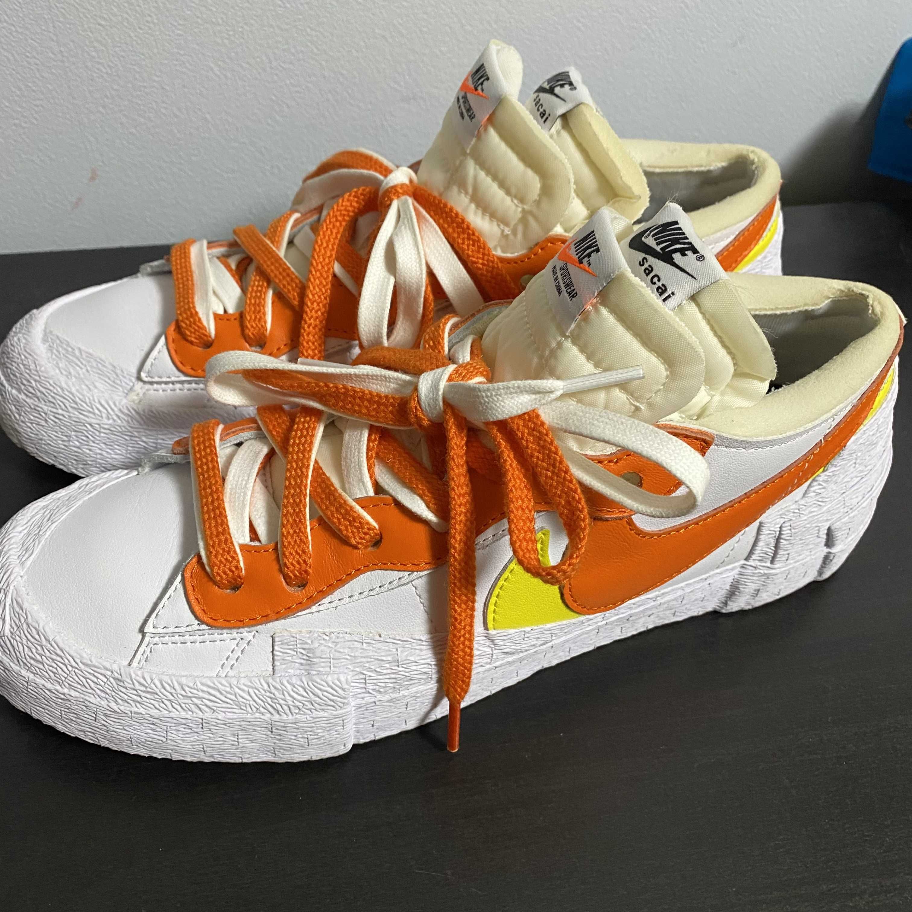 SACAI × NIKE BLAZER LOW "MAGMA ORANGE"